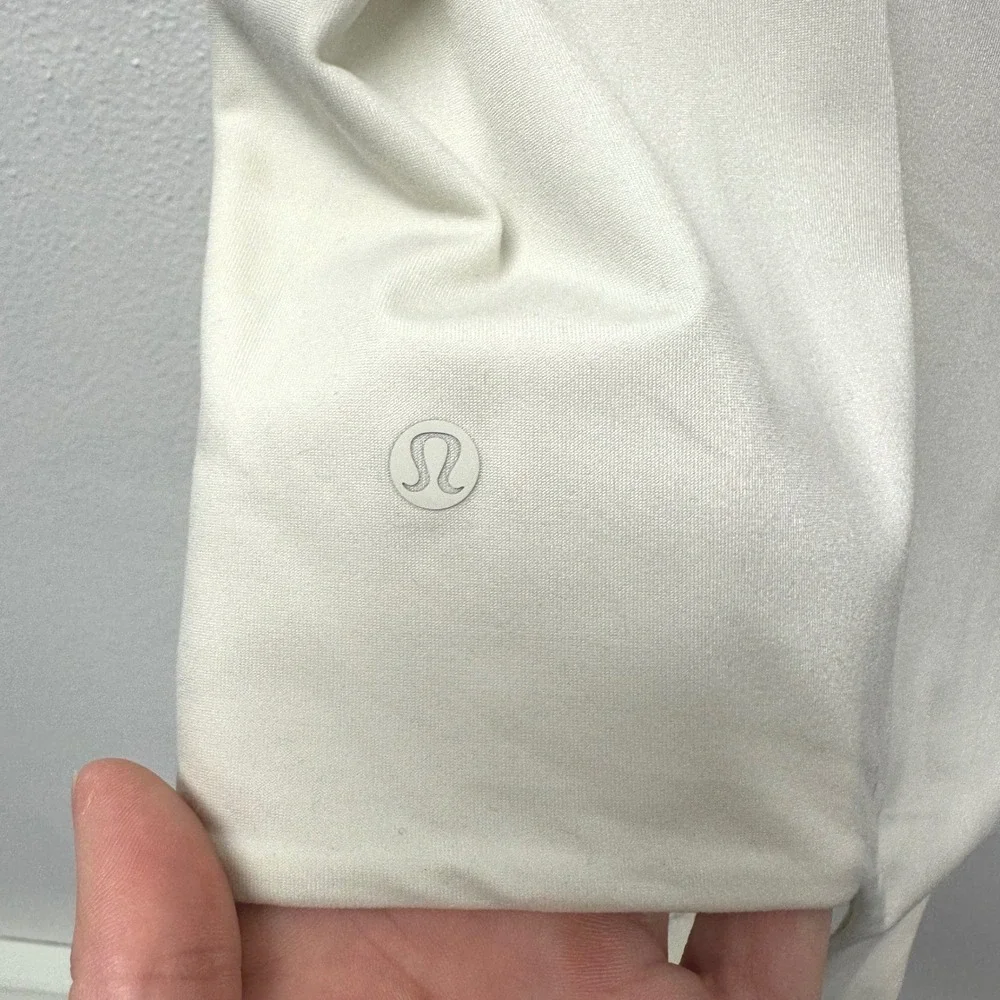 Lululemon Wundermost Ultra‎ Soft Nulu Square Neck Sleeveless Bodysuit Bone L